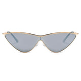 Fontana - Women Metal Cat Eye Sunglasses