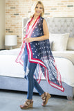 AMERICAN WOMAN - Small Stars Kimono Cover-up