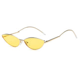 Flint - Small True Retro Vintage Slim Metal Sunglasses