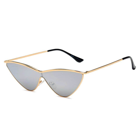 Fontana - Women Metal Cat Eye Sunglasses