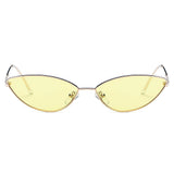 Flint - Small True Retro Vintage Slim Metal Sunglasses